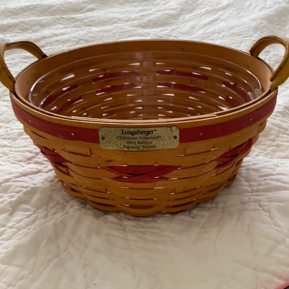 1999 Edition Popcorn Basket By Longaberger